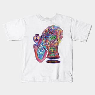 Drinking human Kids T-Shirt